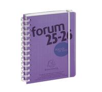 Exacompta Agenda Scolaire Forum Linicolor, 2025/2026, Violet