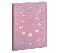 Exacompta - Agenda semainier Auréa 15x21cm - Sept 2026 à déc 2027 Rose | Grille sad 16, Couverture amovible, Broché, Papier blanc Clairefontaine, Fabriqué en France