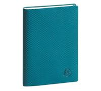Exacompta - Agenda semainier Canvas 9x13cm - Août 2026-2027 Bleu canard | La Semaine sur 2 pages, Broché, Papier blanc Clairefontaine, Répertoire, Fabriqué en France