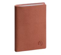 Exacompta - Agenda semainier Canvas 9x13cm - Août 2026-2027 Terracotta | La Semaine sur 2 pages, Broché, Papier blanc Clairefontaine, Répertoire, Fabriqué en France
