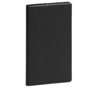 Exacompta Agenda semainier Espace 17 Barbara 9x17,5cm Janv à déc 2027 Noir | La Semaine sur 2 pages, RDV par heure, Tranche naturelle, Papier Ivoire Clairefontaine, Répertoire, Coloris aléatoire
