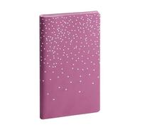 Exacompta 165598E - Agenda de poche Eurotime 16 - Amélie - 8,5 x 16 cm - Semainier - Janvier à Décembre 2027 - Tranche naturelle - Rose