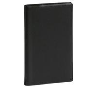 Exacompta Agenda semainier Eurotime 16S Cassandra 9x16cm Janv-Déc 2027 Noir | La Semaine sur 2 pages, RDV par heure, Tranche naturelle, Papier ivoire Clairefontaine, Répertoire, Fabriqué en France