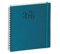 Exacompta - Agenda semainier Eurotime 18S Swan 15x17cm - Janv à déc 2026