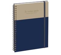Exacompta - Agenda semainier Gustave 15x21cm - Sept 2026 à déc 2027 Marine
