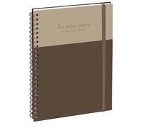 Exacompta - Agenda semainier Gustave 15x21cm - Sept 2026 à déc 2027 Marron