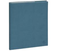 Exacompta Agenda semainier Horizons 27 Winner 21x27cm - Déc 2026-2027 Bleu | Semaine sur 2 pages, RDV par 1/2 h, Espaces de notes, Tranche naturelle, Papier blanc Clairefontaine, Répertoire