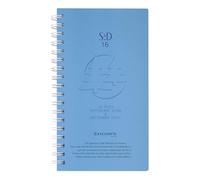 Exacompta - Agenda semainier Linicolor 9x16cm - Sept 2026 à déc 2027 | La Semaine sur 2 pages, Couleur aléatoire, Broché, Papier blanc Clairefontaine, Répertoire, Fabriqué en France