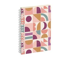 Exacompta - Agenda semainier Paloma 10x15cm - Sept 2026 à déc 2027 Géo | Grille EasyTime, 16 mois, Sans horaire, Spirale, Papier blanc Clairefontaine, Couverture amovible, Fabriqué en France
