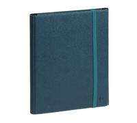 Exacompta Agenda tryptique semainier avec spirales All in One EasyTime - Horizon 20S - 15 x 21 cm - Bleu Canard - 2027