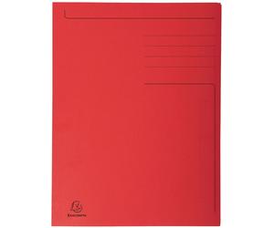 EXACOMPTA Aktenmappe, DIN A4, Karton, rot