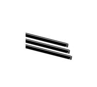 Exacompta exacompta baguette à relier serodo, a4, 12 mm, transparent noir G