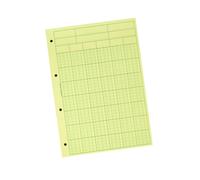 Exacompta Bloc Audit de Contrôle comptable, 6 colonnes, 70 feuillets - 21 x 29,7 cm - A4