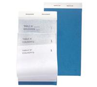 Exacompta Bloc Maître d'Hôtel 50 feuillets autocopiants numérotés, double exemplaires 15x8cm