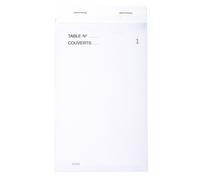 Exacompta Bloc Maître d'Hôtel 50 feuillets autocopiants numérotés dupli 9,5 x 17 cm