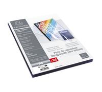 EXACOMPTA Boite de 100 plats pour relier PVC 15x100e - A4 - Cristal