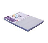EXACOMPTA Boite de 100 plats pour relier PVC 20x100e - A3 - Cristal