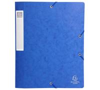 EXACOMPTA Boite de classement Cartobox Dos 25mm Carte lustrée - A4 - Bleu