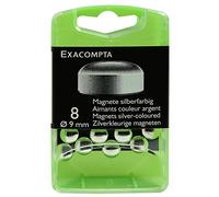 Exacompta BTE 8 AIMANTS 9mm Argent