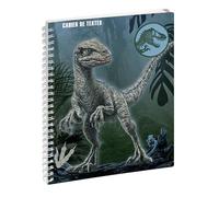Exacompta Cahier de textes Jurassic World Raptor 17 x 22 cm Multicolore