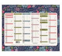 Exacompta - Calendrier illustré Mini Labo Semestriel 17x13cm - 2027 | 12 mois, Impression Recto Verso, Perforation pour fixation murale, Fabriqué en France