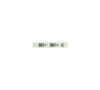 EXACOMPTA Carnet de 50 tickets vestiaires numérotés de 3 volets (dont 2 volets avec trous) - Format 20x3 cm - Vert