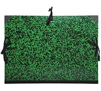 EXACOMPTA Carton à dessin Annonay avec 3 paires de cordons marbré vert 26x33cm
