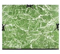 Exacompta Carton à Dessin Papier Marbré Verni 61x76 cm pour B2 Vert