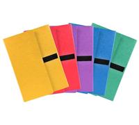 Exacompta - Chemise extensible Jumbo 740E - 3 rabats, dos velcro 10 cm, lot 10 couleurs assorties