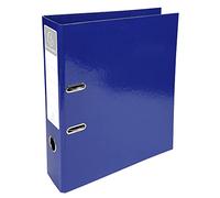 Exacompta - Carton de 10 classeurs à levier A4 Prem'Touch IDERAMA | Dos de 70 mm - Mécanique 75 mm - Dimensions extérieures : 32 x 30 x 7 cm - Bleu foncé