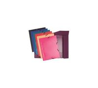 Exacompta - Chemise À 3 Rabats - A4 - Pour 150 Feuilles - Assortiment De Couleurs Opaques