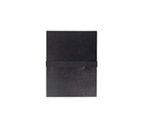 Exacompta Chemise extensible 621E – dos 13 cm, rabat, fermeture Velcro – A4 – Noir