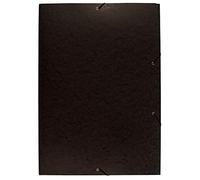 Chemise à élastique 3 rabats carte lustrée 600gm2 - A2 - Noir