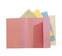 Chemises dossier 1 rabat latéral Exacompta 24 x 32 cm coloris pastel - Paquet de 100