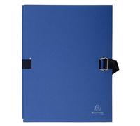 Chemise dos extensible avec rabat papier - 24x32cm - Bleu foncé
