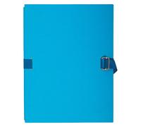 Exacompta Chemise extensible à rabat 24 x 32 cm - Bleu