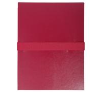 Chemise extensible à rabat Exacompta à velcro dos 13 cm bordeaux