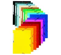 Exacompta Chemise Nature Future en carte A4 - 250 feuilles - Coloris assortis - Lot de 50