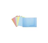 Exacompta Chemises Super 210 – 2 rabats – 24×32 cm (A4) – Pack de 50, couleurs assorties
