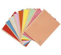 Chemise dos toilé Exacompta Forever 24 x 32 cm dos 3 cm - Paquet de 25 - Coloris assortis