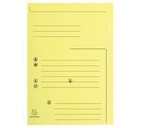 Paquet de 25 chemises 2 rabats SUPER 210 Contact - 24x32cm - Canari