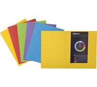 Paquet de 50 chemises 2 rabats ROCK''S 210 - 24x32cm - Couleurs assorties