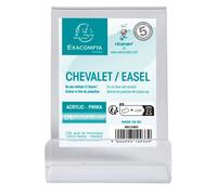 EXACOMPTA Chevalet L75xH100xP104 - Cristal