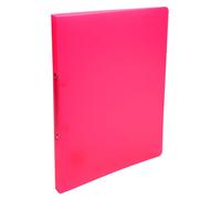 EXACOMPTA Classeur 2 anneaux 15 mm polypropylène Chromaline - A4 - Rouge