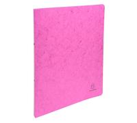EXACOMPTA Classeur 2 anneaux 15mm Carte lustrée - A4 - Rose