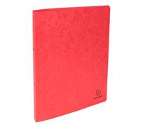 EXACOMPTA Classeur 2 anneaux 15mm Carte lustrée - A4 - Rouge