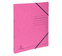 Classeur 2 anneaux 15mm carte lustrée imprimée - A4 - Rose