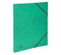 EXACOMPTA Classeur 2 anneaux 15mm carte lustrée imprimée - A4 - Vert