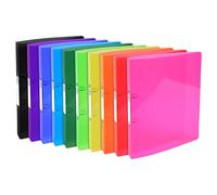 EXACOMPTA Classeur 2 anneaux 30mm IDERAMA PP - A4 maxi - Couleurs assorties