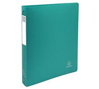 Exacompta Classeur 4 anneaux 30 mm polypropylène OPAK rigide 10/10e A4 Maxi Vert foncé
